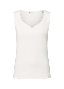 Street One Top damski Kobiety Bawełna écru jednolity ze sklepu vangraaf w kategorii Bluzki damskie - zdjęcie 184572221