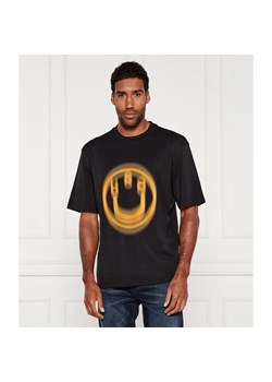 Hugo Blue T-shirt Nalax | Regular Fit ze sklepu Gomez Fashion Store w kategorii T-shirty męskie - zdjęcie 184573203