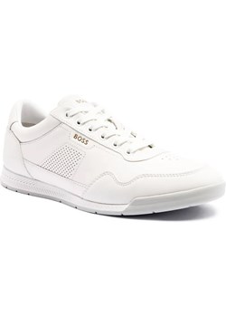 BOSS BLACK Skórzane sneakersy Nitan_ltpf ze sklepu Gomez Fashion Store w kategorii Buty sportowe męskie - zdjęcie 184573240