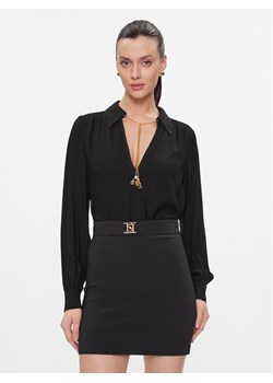 Elisabetta Franchi Bluzka CA-T30-41E2-V380 Czarny Regular Fit ze sklepu MODIVO w kategorii Bluzki damskie - zdjęcie 184575340