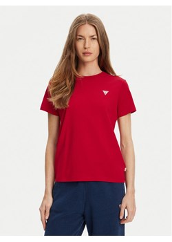 Guess Jeans T-Shirt W4YI10 J1314 Czerwony Regular Fit ze sklepu MODIVO w kategorii Bluzki damskie - zdjęcie 184575343