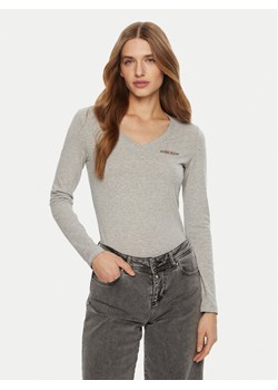Guess Jeans Bluzka W4YI21 J1314 Szary Regular Fit ze sklepu MODIVO w kategorii Bluzki damskie - zdjęcie 184575380