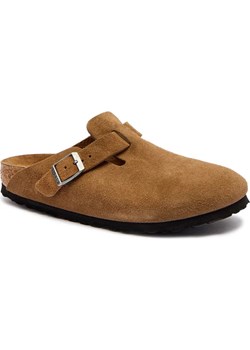Birkenstock Skórzane mule Boston | narrow fit soft footbed ze sklepu Gomez Fashion Store w kategorii Klapki damskie - zdjęcie 184576764