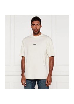 Hugo Blue T-shirt Nalono | Relaxed fit ze sklepu Gomez Fashion Store w kategorii T-shirty męskie - zdjęcie 184576811