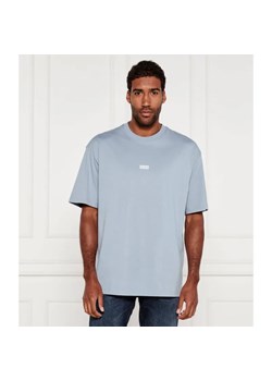 Hugo Blue T-shirt Nalono | Relaxed fit ze sklepu Gomez Fashion Store w kategorii T-shirty męskie - zdjęcie 184576812