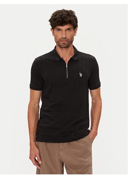 U.S. Polo Assn. Polo MUP3992 Czarny Regular Fit ze sklepu MODIVO w kategorii T-shirty męskie - zdjęcie 184580084
