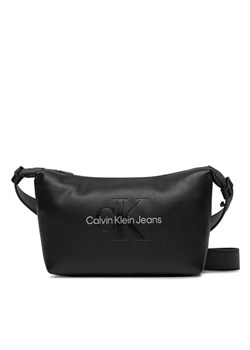 Calvin Klein Jeans Torebka Sculpted Shoulderbag22 Mono K60K611549 Czarny ze sklepu MODIVO w kategorii Listonoszki - zdjęcie 184580111