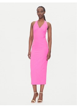 ACCESS FASHION Sukienka elegancka 53-3403 Różowy Regular Fit ze sklepu MODIVO w kategorii Sukienki - zdjęcie 184580122
