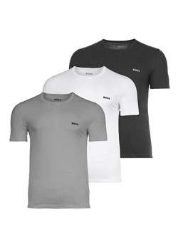 BOSS T-Shirt 27676 Szary Comfort Fit ze sklepu MODIVO w kategorii T-shirty męskie - zdjęcie 184580130