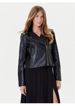 MICHAEL Michael Kors Kurtka skórzana MT520IE8RK Czarny Regular Fit ze sklepu MODIVO w kategorii Kurtki damskie - zdjęcie 184580142
