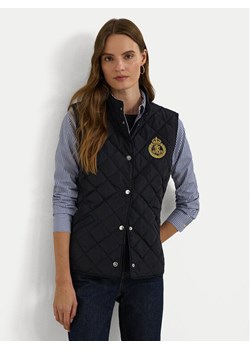 LAUREN RALPH LAUREN Bezrękawnik 297951276004 Granatowy Straight Fit ze sklepu MODIVO w kategorii Kamizelki damskie - zdjęcie 184580150