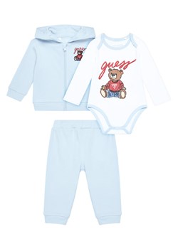 Guess Komplet dziecięcy H5YW12 KA6W4 Błękitny Regular Fit ze sklepu MODIVO w kategorii Odzież dla niemowląt - zdjęcie 184580153