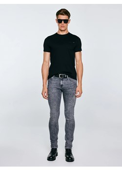Koszulka męska z kieszonką czarna Carbon 906 ze sklepu Big Star w kategorii T-shirty męskie - zdjęcie 184580731