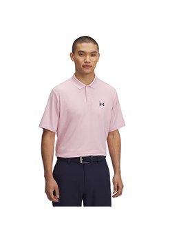 Męska koszulka polo Under Armour UA Matchplay Polo - różowa ze sklepu Sportstylestory.com w kategorii T-shirty męskie - zdjęcie 184580883