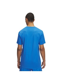 Męska koszulka treningowa Under Armour UA M\'s Challenger Train Ss - niebieska ze sklepu Sportstylestory.com w kategorii T-shirty męskie - zdjęcie 184580933