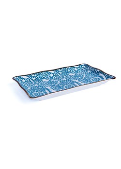 Trendy Kitchen by EXCÉLSA Półmisek &quot;Oriented&quot; w kolorze błękitnym - 20 x 12 cm ze sklepu Limango Polska w kategorii Misy i tace dekoracyjne - zdjęcie 184581153