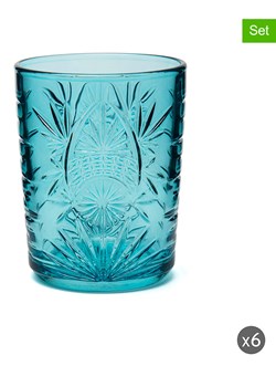 Trendy Kitchen by EXCÉLSA Szklanki (6 szt.) "Color Tumbler" w kolorze błękitnym - 350 ml - id: 17109202 - marki Trendy Kitchen By Excélsa - 184581452 Trendy Kitchen by EXCÉLSA Szklanki (6 szt.) "Color Tumbler" w kolorze błękitnym - 350 ml ze sklepu Limango Polska w kategorii Szklanki - zdjęcie 184581452