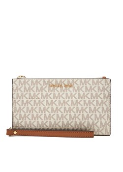 MICHAEL Michael Kors Duży Portfel Damski Jet Set 32F1GJ6W4B Beżowy ze sklepu MODIVO w kategorii Portfele damskie - zdjęcie 184581990