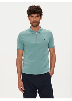 U.S. Polo Assn. Polo MUP3335 Zielony Regular Fit ze sklepu MODIVO w kategorii T-shirty męskie - zdjęcie 184581993
