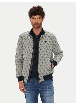 Guess Kurtka bomber M5YL04 WGUE0 Granatowy Regular Fit ze sklepu MODIVO w kategorii Kurtki męskie - zdjęcie 184581994