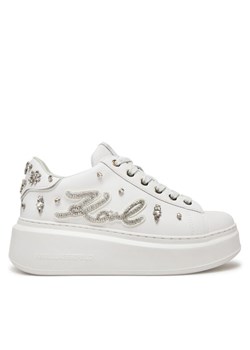 KARL LAGERFELD Sneakersy Ankapri KL63525 Biały ze sklepu MODIVO w kategorii Buty sportowe damskie - zdjęcie 184582023