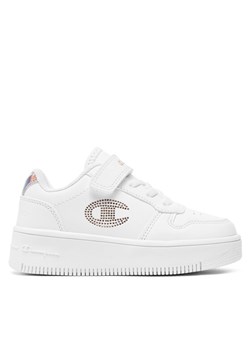Champion Sneakersy Rebound Platform Glitter G Ps Low Cut Shoe S32830-CHA-WW008 Biały ze sklepu MODIVO w kategorii Buty sportowe dziecięce - zdjęcie 184582030