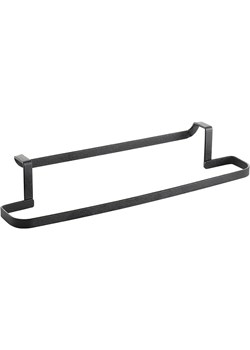 metaltex Uchwyt &quot;Lava&quot; w kolorze czarnym na ściereczki do naczyń - 30 x 8 x 5 cm ze sklepu Limango Polska w kategorii Akcesoria kuchenne - zdjęcie 184582771