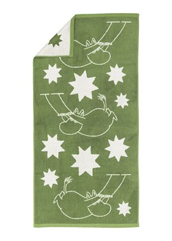 Moomin Ręcznik prysznicowy &quot;Stars&quot; w kolorze zielono-białym - 140 x 70 cm ze sklepu Limango Polska w kategorii Ręczniki - zdjęcie 184583034