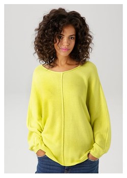 Aniston Sweter w kolorze żółtym ze sklepu Limango Polska w kategorii Swetry damskie - zdjęcie 184583051