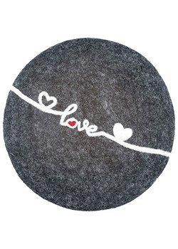 Cilio Podkładka &quot;Lana Love&quot; w kolorze antracytowym - Ø 21 cm ze sklepu Limango Polska w kategorii Akcesoria kuchenne - zdjęcie 184583582