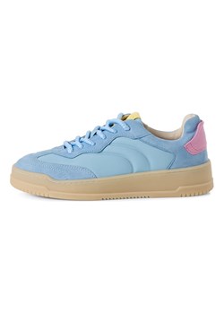 Tamaris Skórzane sneakersy w kolorze błękitnym ze sklepu Limango Polska w kategorii Buty sportowe damskie - zdjęcie 184584102