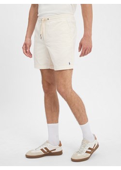 Polo Ralph Lauren Szorty - klasyczny krój Mężczyźni Bawełna écru jednolity ze sklepu vangraaf w kategorii Spodenki męskie - zdjęcie 184584492