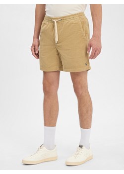 Polo Ralph Lauren Szorty - klasyczny krój Mężczyźni Bawełna beżowy jednolity ze sklepu vangraaf w kategorii Spodenki męskie - zdjęcie 184584493