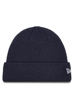 Czapka New Era Wool Cuff Knit Beanie 60424813 Granatowy ze sklepu eobuwie.pl w kategorii Czapki zimowe męskie - zdjęcie 184584691