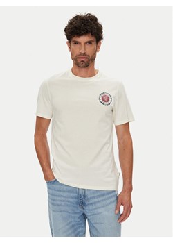 Guess Jeans T-Shirt M5YI04 K8HM0 Écru Regular Fit ze sklepu MODIVO w kategorii T-shirty męskie - zdjęcie 184584861