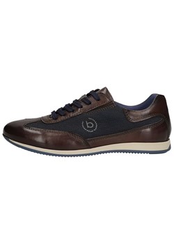 Bugatti Skórzane sneakersy w kolorze brązowym ze sklepu Limango Polska w kategorii Buty sportowe męskie - zdjęcie 184586180