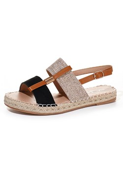 C&apos;M Espadryle w kolorze beżowo-jasnobrązowo-czarnym ze sklepu Limango Polska w kategorii Espadryle damskie - zdjęcie 184586230