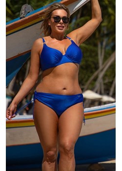 Dwuczęściowy niebieski strój kąpielowy bikini z wysokim stanem 128/01, Kolor niebieski, Rozmiar M, Primo ze sklepu Intymna w kategorii Stroje kąpielowe - zdjęcie 184586634