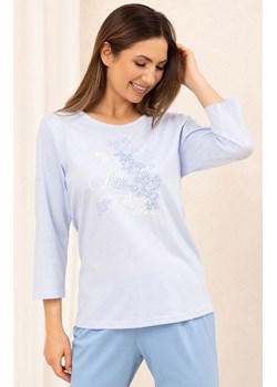 Bawełniana piżama damska niebieska plus size 706, Kolor niebieski, Rozmiar XXL, Regina ze sklepu Intymna w kategorii Piżamy damskie - zdjęcie 184586673