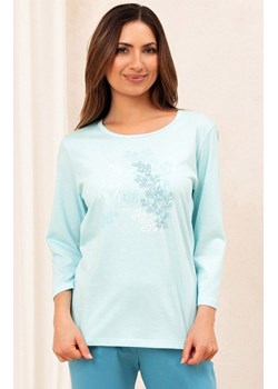 Bawełniana piżama damska turkusowa plus size 706, Kolor turkusowy, Rozmiar XXL, Regina ze sklepu Intymna w kategorii Piżamy damskie - zdjęcie 184586681