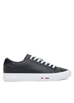 Tenisówki Tommy Hilfiger Th Hi Vulc Street Stitch FM0FM05645 Czarny ze sklepu eobuwie.pl w kategorii Trampki męskie - zdjęcie 184587154