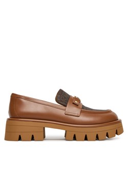 Loafersy MICHAEL Michael Kors Mandy 40T5MAFP2L Brązowy ze sklepu eobuwie.pl w kategorii Lordsy damskie - zdjęcie 184587191