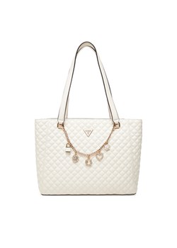 Torebka Guess Everlee HWEG86 79250 Écru ze sklepu eobuwie.pl w kategorii Torby Shopper bag - zdjęcie 184587193