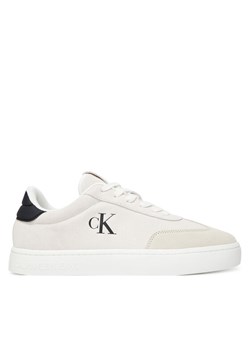 Sneakersy Calvin Klein Jeans Classic Cupsole Mg Su YM0YM01300 Biały ze sklepu eobuwie.pl w kategorii Buty sportowe damskie - zdjęcie 184587224