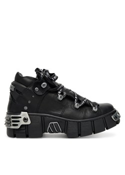 Sneakersy NEW ROCK M-WALL106NSHLACE-C2 Czarny ze sklepu eobuwie.pl w kategorii Buty sportowe damskie - zdjęcie 184587272