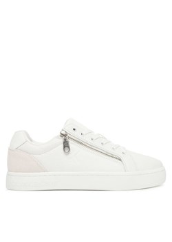Sneakersy Calvin Klein Jeans Classic Cupsole Zip Low In YM0YM01318 Biały ze sklepu eobuwie.pl w kategorii Buty sportowe męskie - zdjęcie 184587314