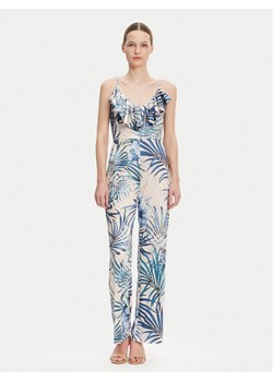 Guess Kombinezon W5GD72 KBAC2 Niebieski Regular Fit ze sklepu MODIVO w kategorii Kombinezony damskie - zdjęcie 184588410