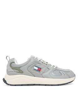 Tommy Jeans Sneakersy Tjm Runner EM0EM01581 Szary ze sklepu MODIVO w kategorii Buty sportowe męskie - zdjęcie 184588610