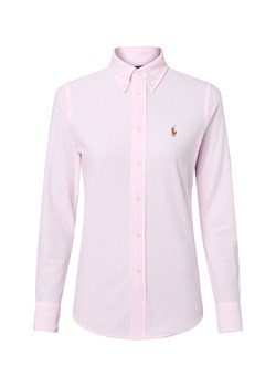 Polo Ralph Lauren Damska bluzka koszulowa Kobiety Bawełna różowy w paski ze sklepu vangraaf w kategorii Koszule damskie - zdjęcie 184589850