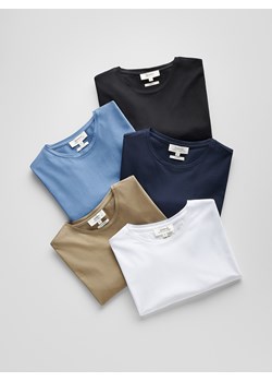 Reserved - T-shirt regular z modalem - biały ze sklepu Reserved w kategorii T-shirty męskie - zdjęcie 184590103